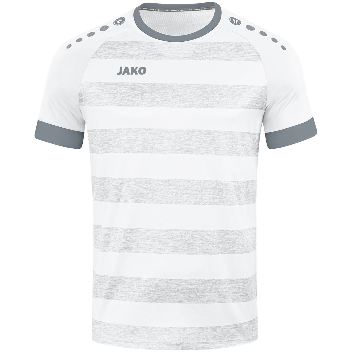 JAKO Shirt Celtic Melange KM 4214 Wit Grijs