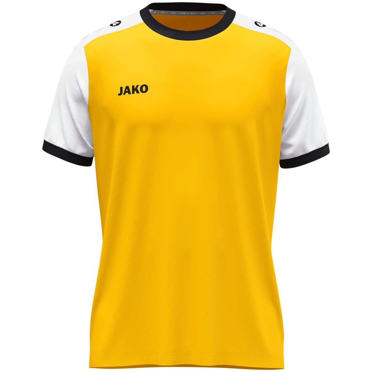 JAKO Shirt Dynamic KM 4270 Geel Wit Zwart