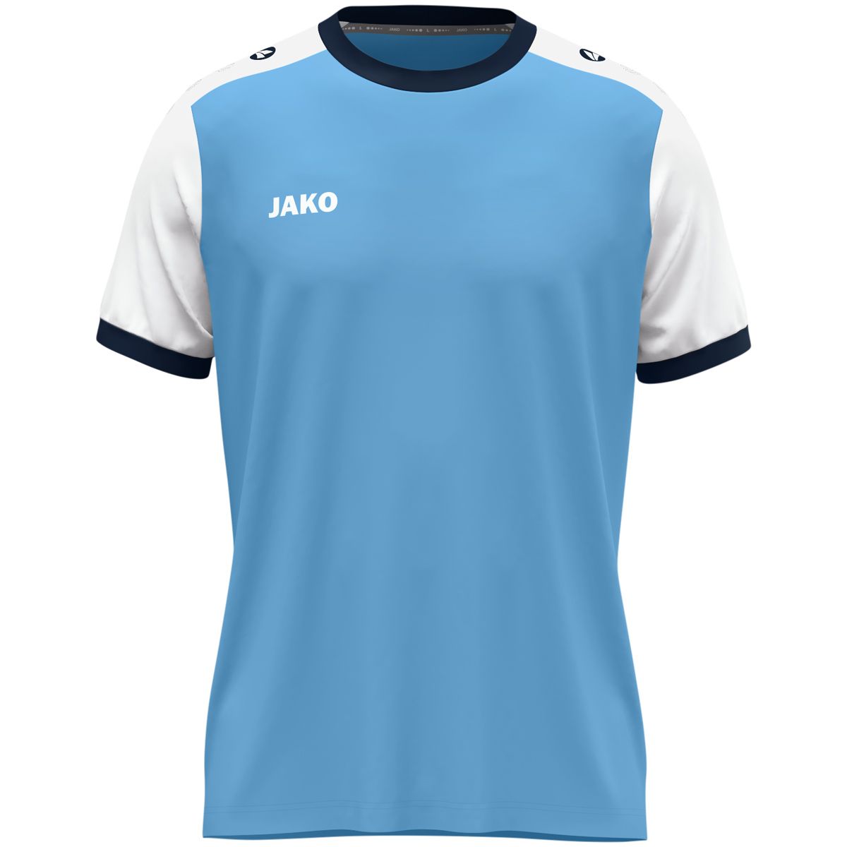 JAKO Shirt Dynamic KM 4270 Hemelsblauw Wit Marine
