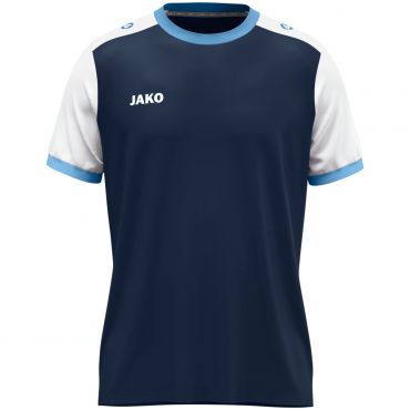 JAKO Shirt Dynamic KM 4270 Marine Wit Hemelsblauw