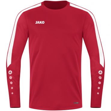 JAKO Sweater Power 8823 Rood Wit